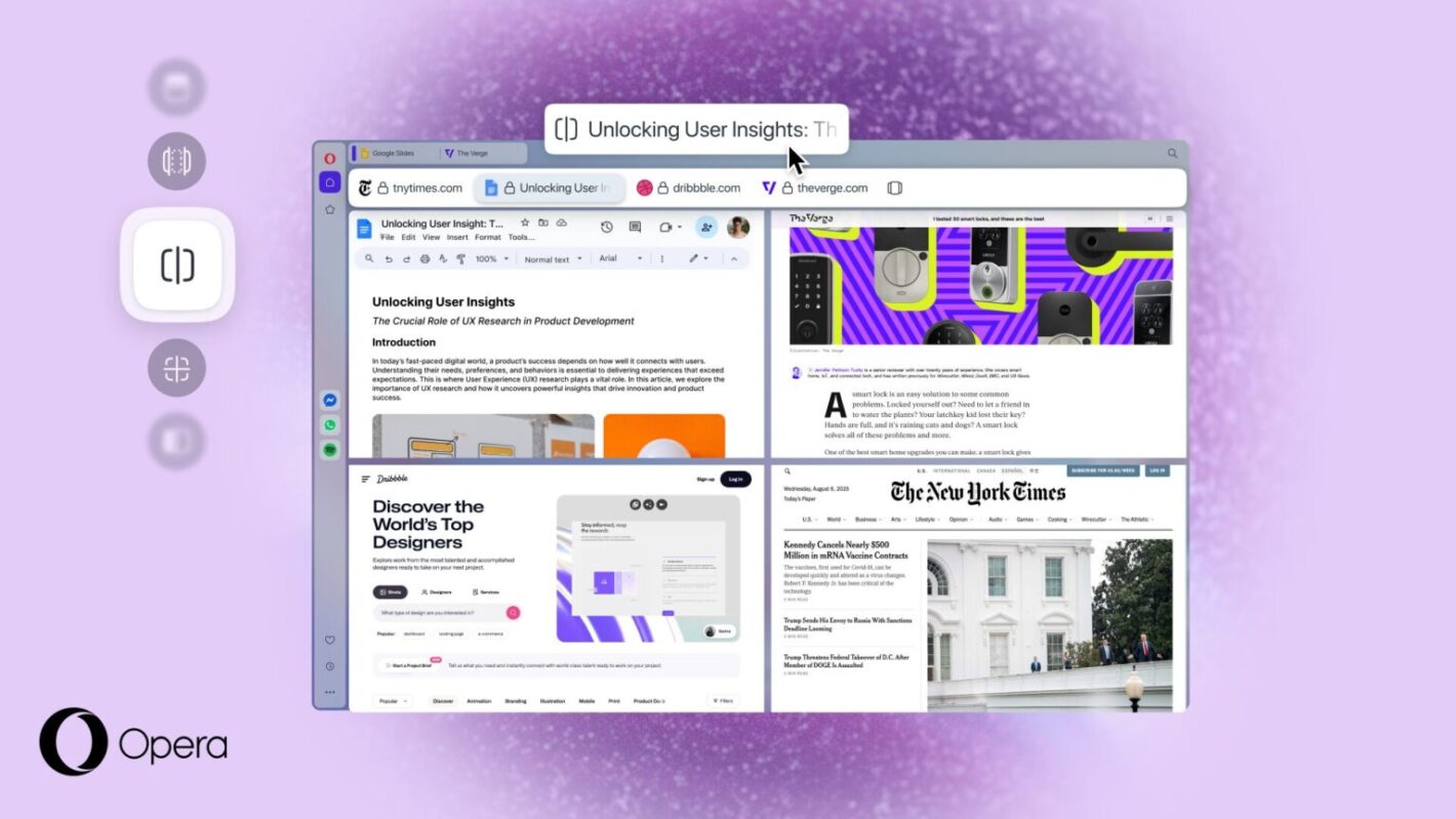 Opera One browser just integrated Google Gemini to become the ultimate multitasker